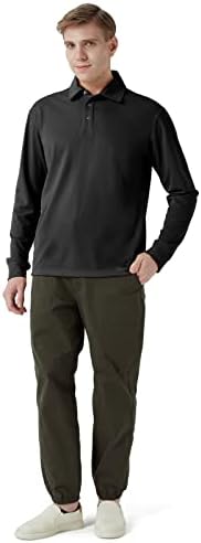 Naviskin muške polo majice performanse golf majice upf 50+ Brzi suhi dugi i kratki rukovi na otvorenom