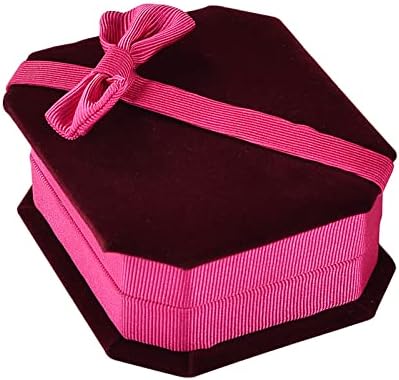 Prekrasna velvet prstenastim kutijom Premium baršunaste poklone za poklone za prijedlog prijedloga