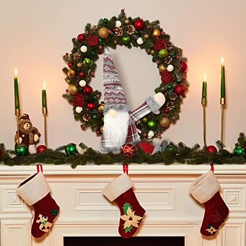 2 kom Švedski božićni gnomi plišani igračka božićna stabla Topper slatki smiješni gnome ukrasi