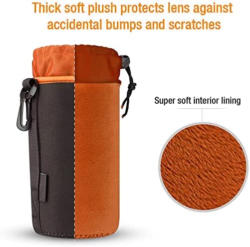 Lywencom torbica za sočiva,vodootporna zaštitna torba za sočiva za SLR sočivo kamere,sa podesivom vezicom