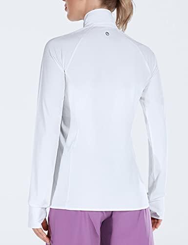 Baleaf ženske majice s dugim rukavima UPF 50+ Zaštita od sunca Potpuna zip Atletska jakne koji