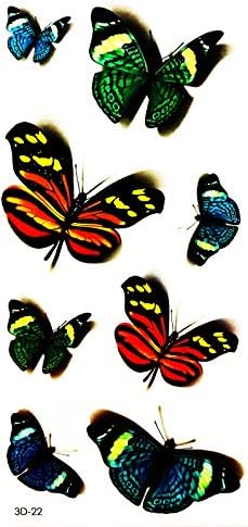 Lijepa leptir Angel Butterfly Wings Cartoon 4x8 u megadee naljepnica za tetovažu tetovaže karoserija