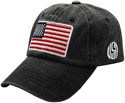 ZelkaWang podesivi vezeni Tata šešir USA Zastava šešir američka zastava bejzbol kapa oprana