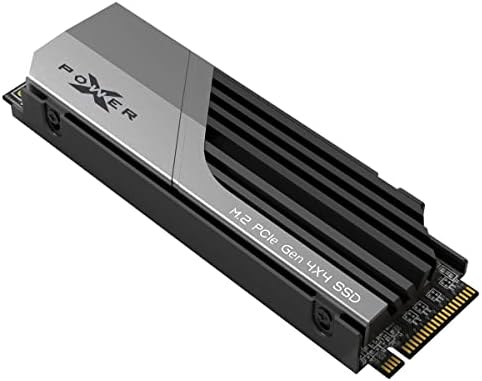 Silicijum Power 4TB XS70 NVME PCIe GEN4 M.2 2280 Interni igranje SSD W / R do 7.200 MB / 6.800 / S