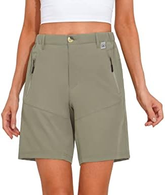 Mapamyumco Ženske planinarske kratke hlače Brzo suhostezanje za golf na otvorenom kampovanjem, džepovima sa