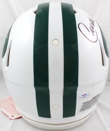 Curtis Martin Autographed New York Jets F / S 98-18 Speed Authentic helmets-PSA-autographed