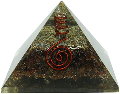 Harmoniziranje mahagonija obsidijansko kameno piramida Rekki Izlečenje Crystal Chakra Balansirajuća