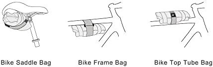 FZZDP Biciklistička torba Biciklistički alat za bicikl Boke Burrito Pack Back Back Bag
