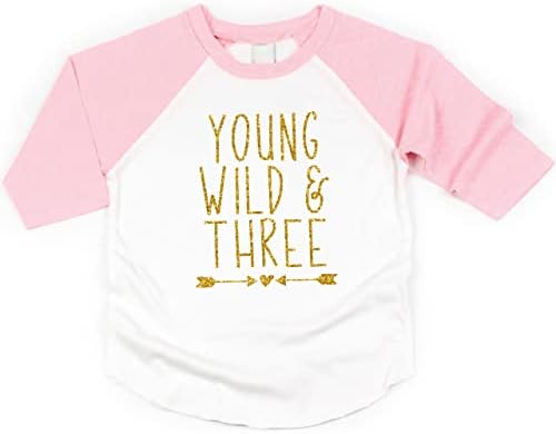 Bump and Beyond Dizajn 3-godišnja rođendanska majica Djevojka Treći rođendan Outfit