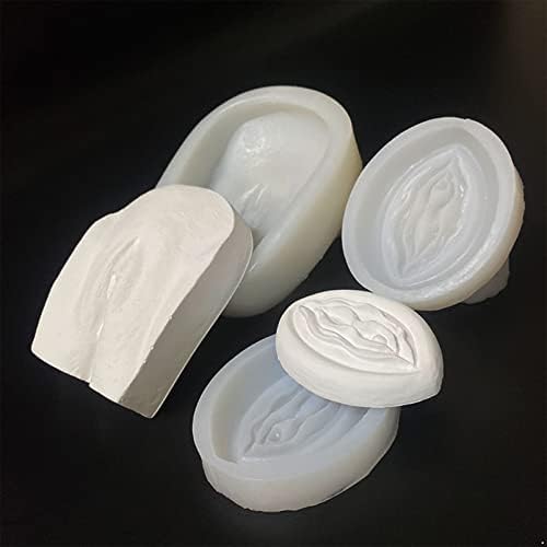 Alvivi silikonski kalup za svijeće u penisu / vulvi uzorak 3D kalupi za svijeće smiješni genitalni