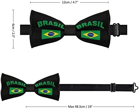 Forsjhsa Zastava Brazila Muške Pred-vezane kravate Podesive tiskane novitete Nectie