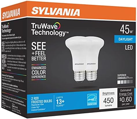 Sylvania LED TruWave prirodna serija R20 sijalica, 50W ekvivalentno efikasno 5w, Srednja baza, zatamnjiva, mat,
