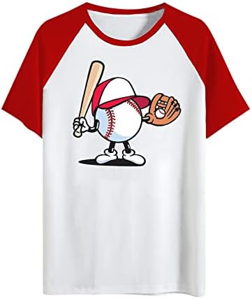 Miashui majica 2023 muški i ženski raglan kratki rukav novi bejzbol igrač okrugli vrat kratkih rukava