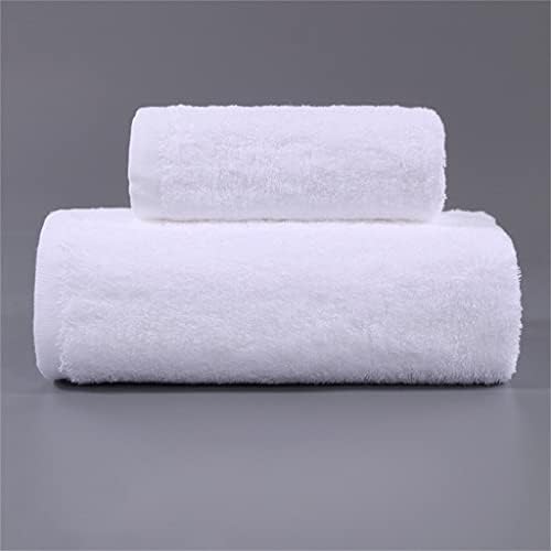 KLHHG Pure Pamuk bijeli ručnik za kupanje za kupanje Dvodijelni kupanje za povećanje zadebljanje mekih
