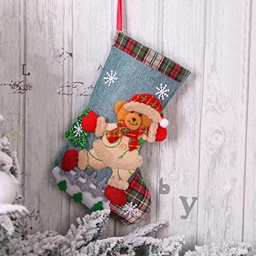 Božićni materijal Božićno stablo ukras privjesce poklon torbe čarape ukrasi ukrasi male božićne