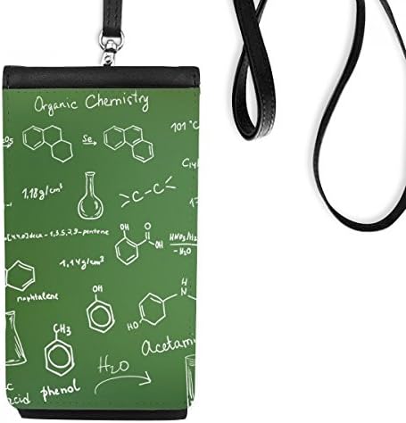 Organska kesterija molekularna atoc struktura Telefon novčanik torbica Viseća mobilna torbica Crni