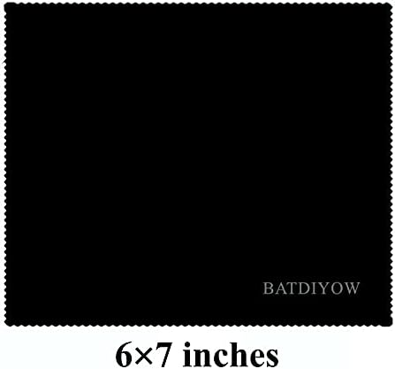 BATDIYOW Premium krpe za čišćenje mikrovlakana 8 pakovanje 6 x 7 inča za naočale i elektroniku