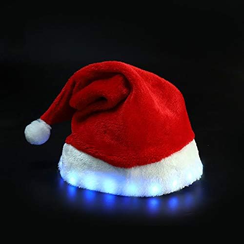 Najbolje kupiti 2kom Santa kape kapa LED šešir sa 7 boja svjetleći Glowing Unisex-Santa šešir za odrasle