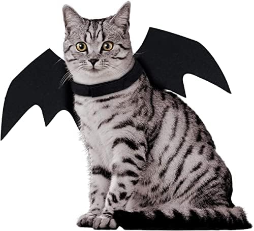 Pet Cat Bat krila za ukras za Halloween Party, štenad Cosplay bat kostim, slatka mačka mačka prerušiti