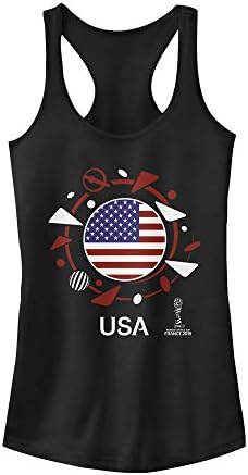Peti Sun ženski Standard zvanično licenciran FIFA USA pride Logo Racerback Tank