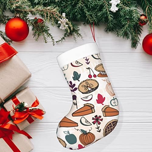 Austenstern Božićne čarape DanimaViving bundeve voće voće dvostrani kamin viseći čarape