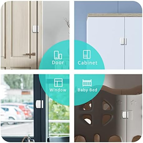 Thirdreality Zigbee Kontakt Senzor 4 Pakovanje, vrata vrata i prozora, automatizacija za kućne