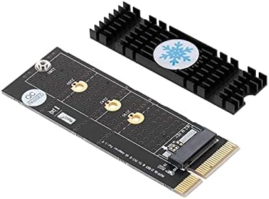 Konektori M. 2 NVMe M ključ SSD na PCI - E 4x adapter konverter kartica za Desktop PC za crno / zlato /