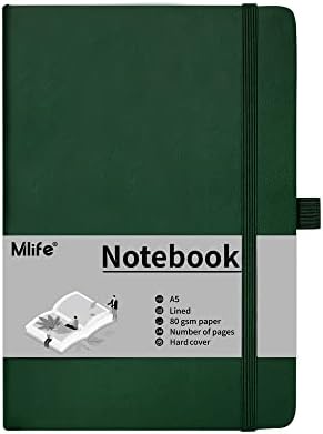 MLife A5 Lined Journal Notebook, College Ruled Notebook, 196 stranice, 5.75 * 8.38 inča, Hardcover