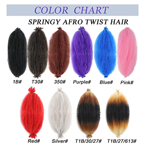 8 pakovanja Marley Twist pletenica kosa 24 inča Springy Afro Twist kosa Pre-fluffed Spring Twist kosa
