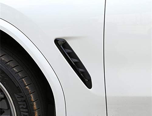 HOTRIMWORLD Crni Prednji branik bočni izlazni otvor za vazduh poklopac 2kom za BMW X3 X4 G01 G02 2018-2019