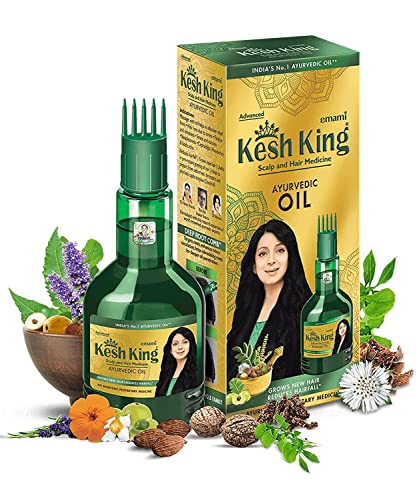 Kesh King Ayurvedsko ulje za kosu protiv kose, 50ml / 1.69 fl oz