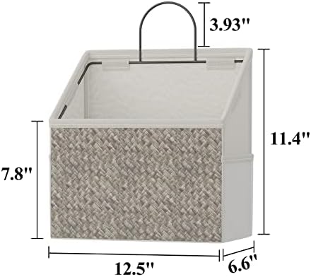 Wisdom Star 6 paket zidna viseća torba za odlaganje, zidna viseća korpa velikog kapaciteta sa