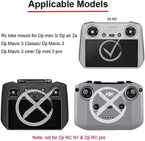 Zwllkjgs RC Bike Bike za montiranje za DJI Mini 3 Pro / Mavic 3 / DJI AIR 2S / DJI MINI 3 1/4 Adapter