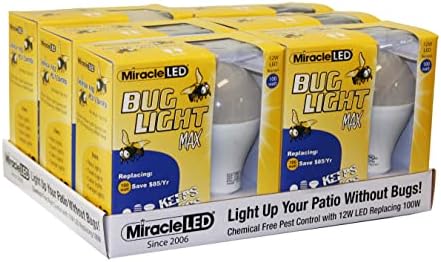 Miracle LED žuto svjetlo za Bug MAX-zamjenjuje vanjsku sijalicu od 100W - A19 za trijem i terasu-12