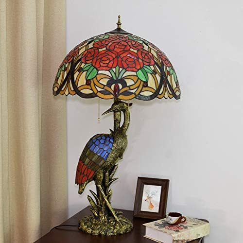 Ručno rađena staklena stolna svjetiljka 20 Tiffany stil ženske stolne stolne svjetiljke u boji