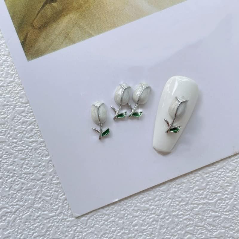 10kom Luxury Flower nail Designer Charms Legura cvjetnog dizajna nakit Strass za nokte DIY