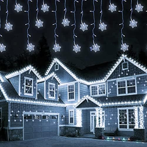 Dazzle Bright 360 LED LED svjetla sa žicama + 6.5 FT 20 LED Božićna svjetla sa Šišarkama
