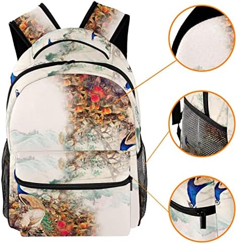 Paun cvjetovi ruksaci dječaci Djevojke školske književne torbe za planinarenje Pješački kampovi Dnevni paket