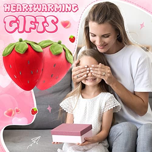 6 komada jagoda pliš igračke 10 inča slatko voće za djecu jastuk punjeno voće plišana igračka dekorativni jastuk