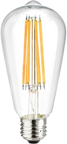 Sunlite 80890-su LED ST19 filament Style Edison sijalica 6 vati , 600 lumena, Srednja baza ,