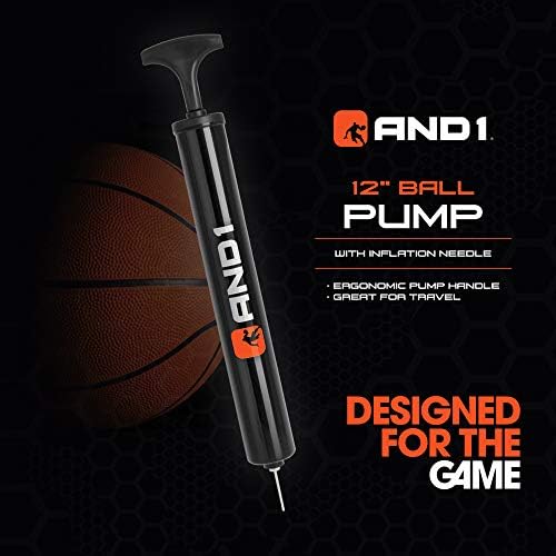 AND1 Hydrogrip Premium kompozitna kožna Košarka & amp; pumpa-zvanična Veličina 7 moisture Wicking Streetball, napravljena za košarkaške igre u zatvorenom i na otvorenom