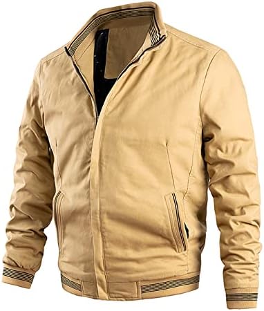 Topla jakna za muške jesenska zimska modna jakna Čvrsta boja kaputa sa dukserom Cardigan patentni zatvarač