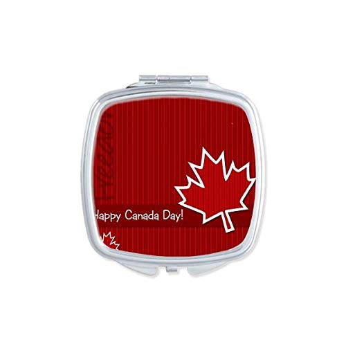 Kanada Okus Happy Canada Day Ogledalo Prijenosni Kompaktni Džepni Makeup Dvostrano Staklo