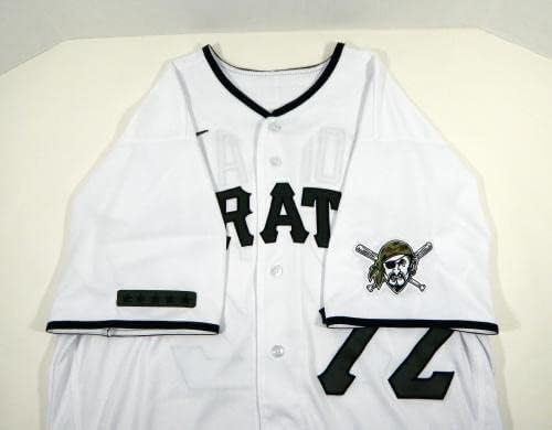2020 Pittsburgh Pirates Nick Tropeano # 72 Igra izdana POS rabljeni Bijeli dres Mem - igra Polovni MLB dresovi