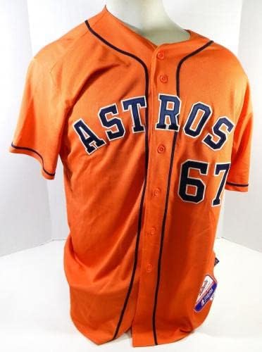 2013-19 Houston Astros 67 Igra Polovni narančasni dres Natplata uklonjen 50 DP25531 - Igra Polovni MLB dresovi
