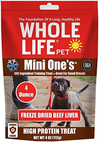 Whole Life pet Mini One - poslastice od goveđe jetre za male pse ili poslastice za obuku pasa bilo koje veličine,