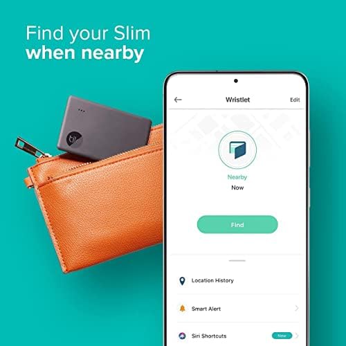 Tile Slim 1-Pakovanje. Tanak Bluetooth Tracker, pronalazač novčanika i lokator predmeta za novčanik,