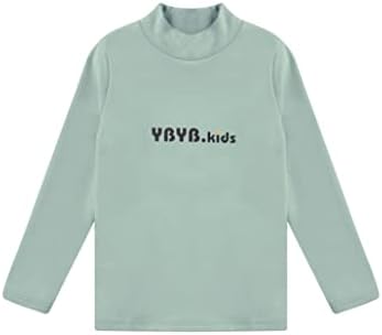 Loyan Kids Boys Girls Osnovni slojevi za majicu dugih rukava Mekani pulover TOPS Termalne majice Turtleneck