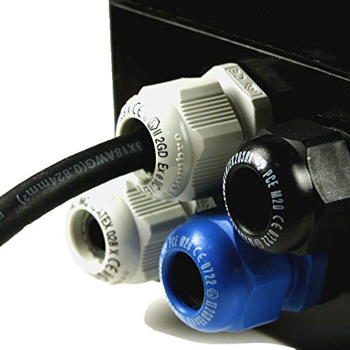 Sustavi automatizacije Interconnect 3001316 M20 najlonski kabel za navoj sa bravom, 7 do 13 mm stezanje