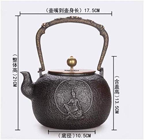 Y-LKUN Tea setovi Liveno željezo Iron Buddha do Wanjia Originalno gvožđe neobojena željezna lonac staričanski
